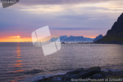 Image of Midnight sun in Norway