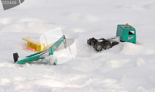 Image of Toy in the snow