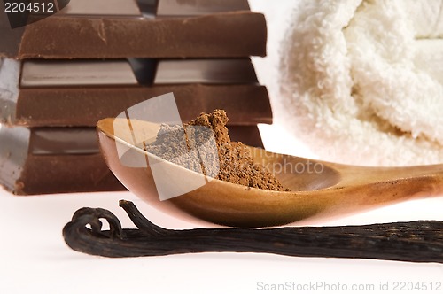 Image of spa chocolate aromatherapy items