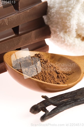 Image of spa chocolate aromatherapy items