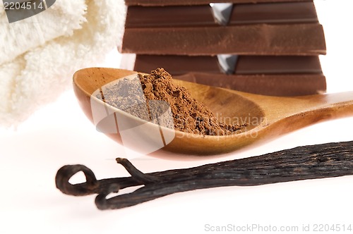 Image of spa chocolate aromatherapy items