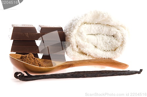 Image of spa chocolate aromatherapy items