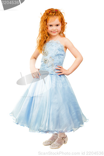 Image of Cute little redhead girl