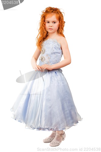 Image of Little redhead girl