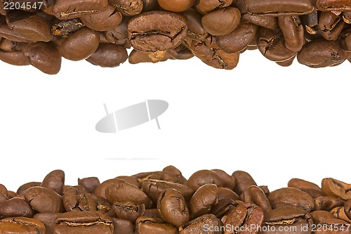 Image of Coffee beans frame