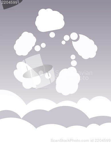 Image of gray cloud, abstract cloudy weather