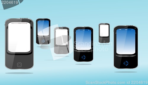 Image of Smart phones set