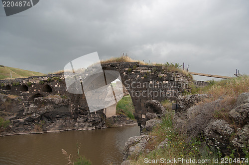 Image of Old bridge over Jordan river