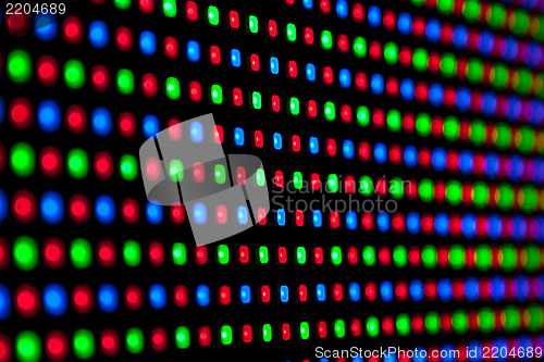 Image of RGB LED pattern