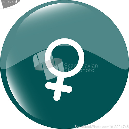 Image of sex green square web glossy icon