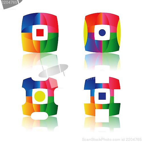 Image of set of icons