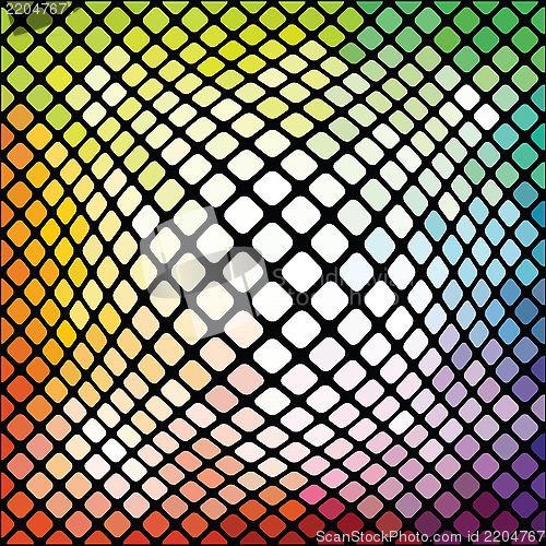 Image of multicolor mosaic background