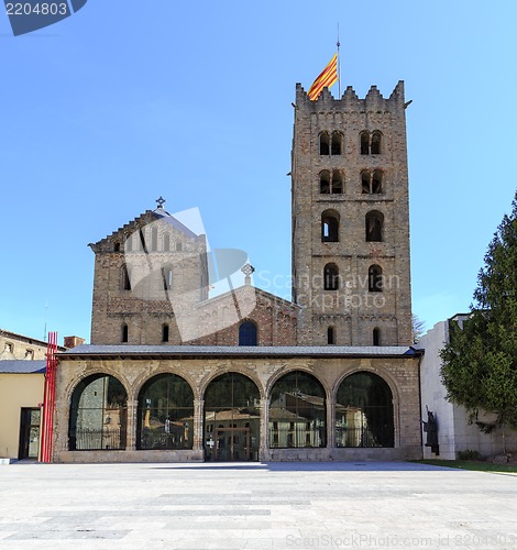 Image of Ripoll monastery facade