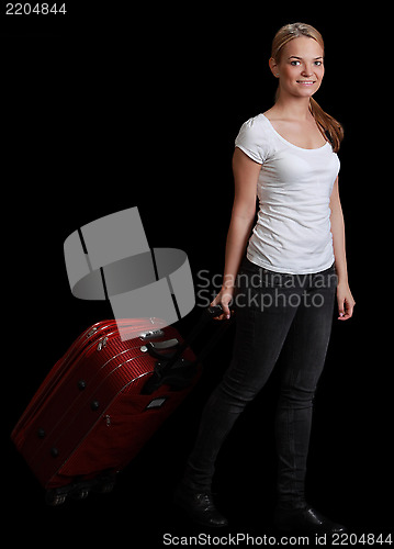 Image of Young Woman Traveler
