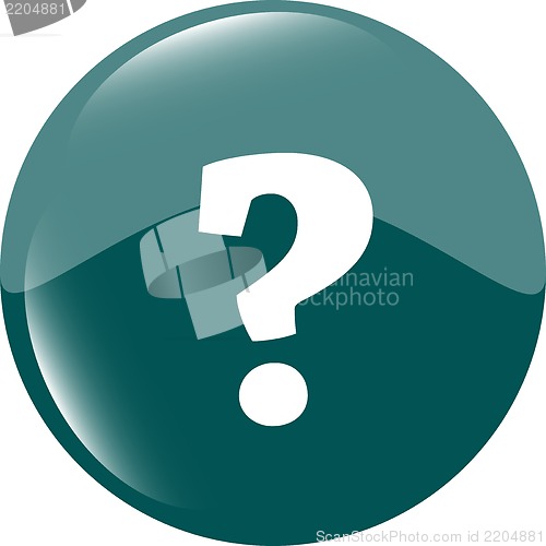 Image of Question mark icon web button