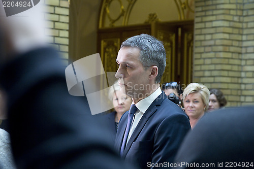 Image of Norwegian Prime Minister Jens Stoltenberg