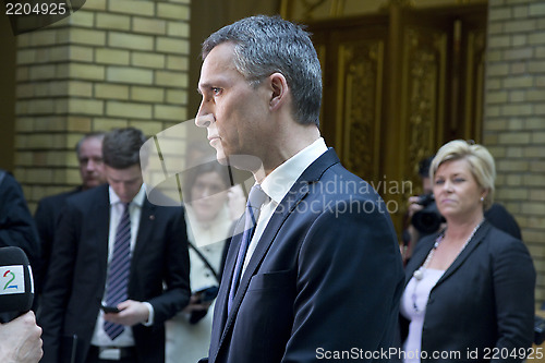 Image of Norwegian Prime Minister Jens Stoltenberg