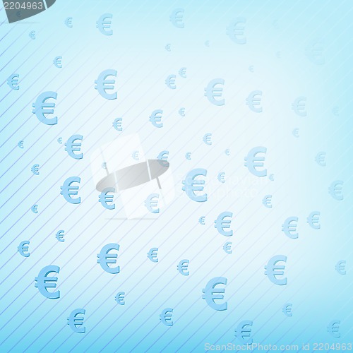 Image of vector background with euro sign