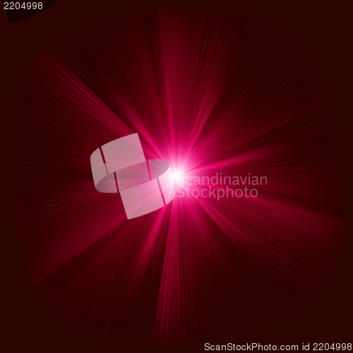 Image of Red color design with a burst. EPS 8