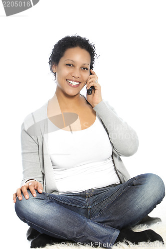 Image of Sitting woman