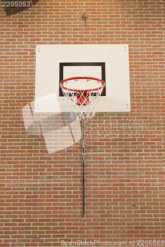 Image of Interior of a gym at school
