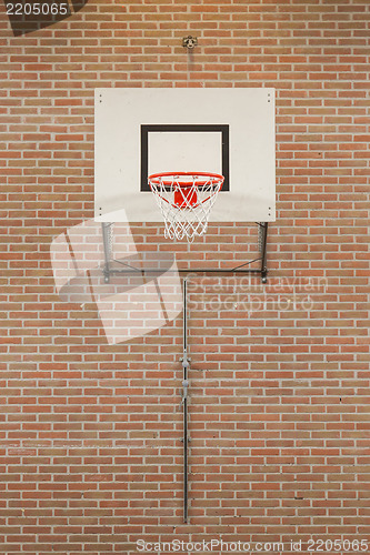 Image of Interior of a gym at school