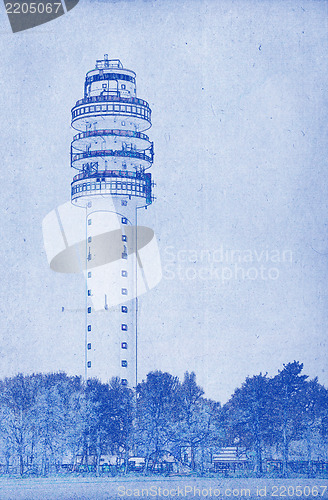 Image of Drawing of a TV tower