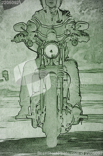 Image of Motorcycle drawing