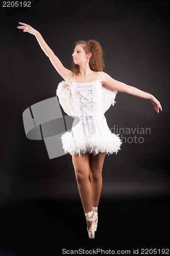 Image of young beautiful dancer