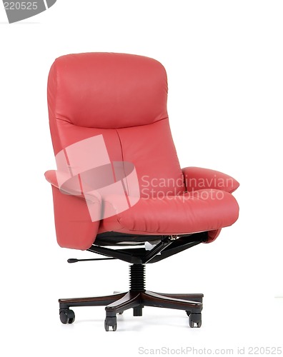 Image of Red luxury office chair