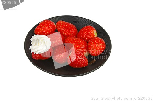 Image of Strawberries on a plate