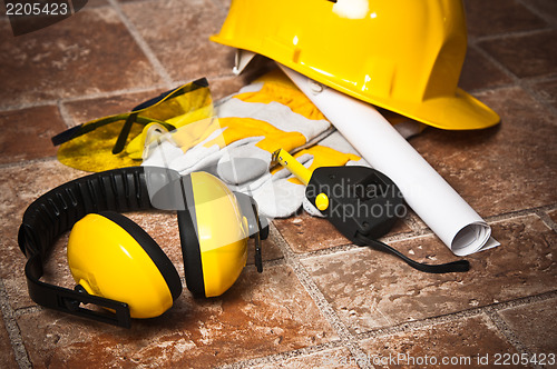 Image of Safety gear kit close up 