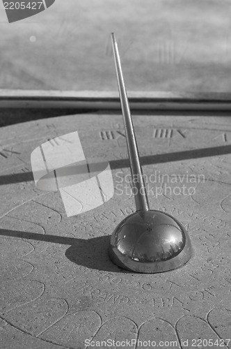 Image of Ancient sundial  in park Kadriorg, Tallinn