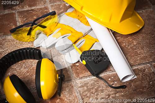 Image of Safety gear kit close up 