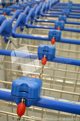 Image of Luggage trolleys