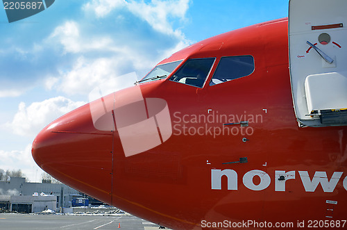 Image of Norwegian airplane