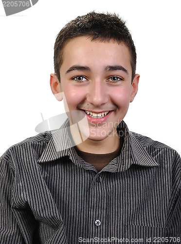 Image of joyful teenager boy