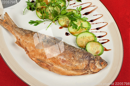 Image of Fried peled fish