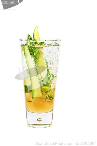 Image of cocktail with cucumber