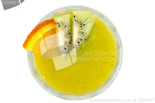 Image of kiwi and passionfruit cocktail