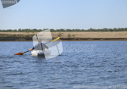 Image of Rowing man