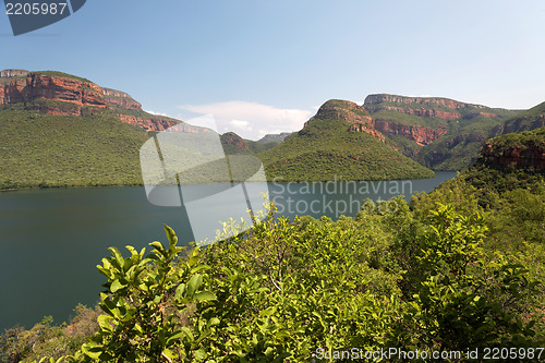 Image of Beautiful peaceful mountain lake