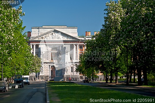 Image of View of the Mikhailovsky castle.