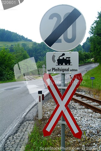 Image of railway crossing