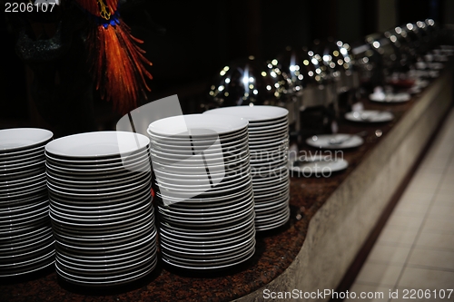 Image of buffet food