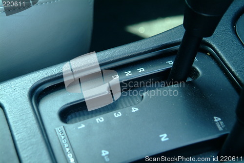 Image of automatic gear shift