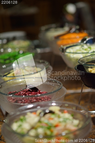 Image of buffet food