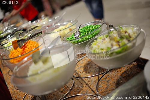 Image of buffet food