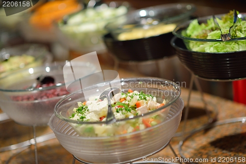 Image of buffet food