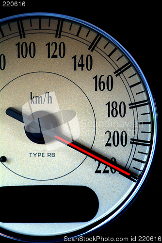 Image of speed indicator